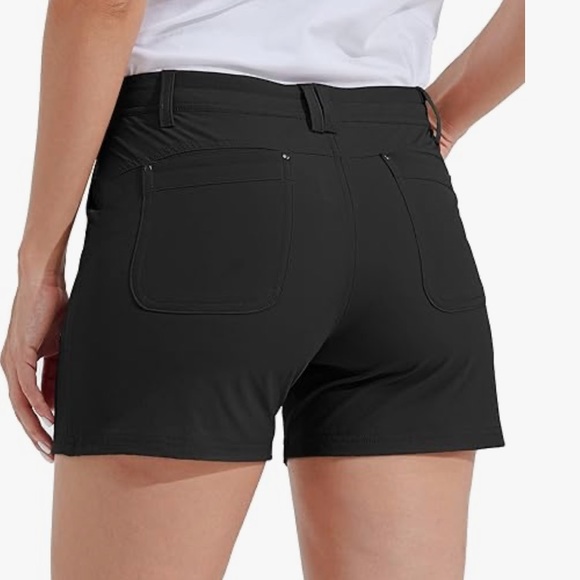 Willit Women's Golf Hiking Shorts Quick Dry Pockets Water Resistant 4.5" size 8 - Picture 10 of 14
